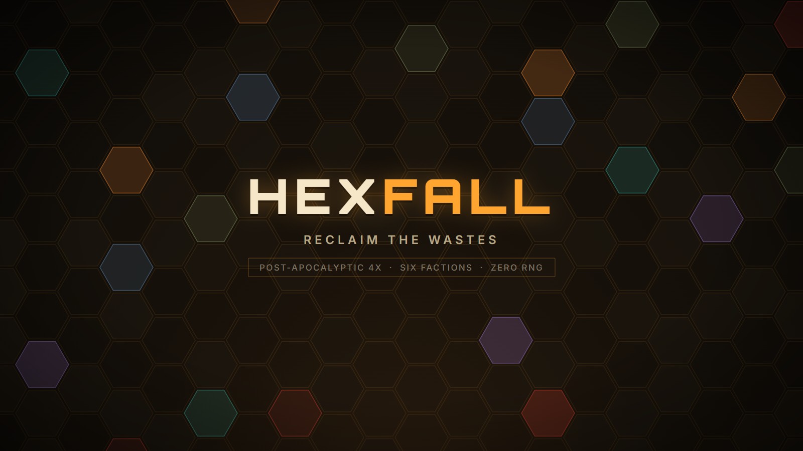 Hexfall — post-apocalyptic hex 4X strategy game
