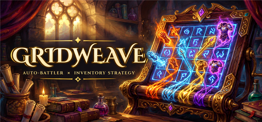 Gridweave title and enchanted board promotional capsule